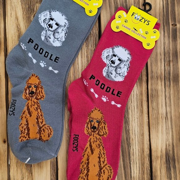 Unisex Canine Foozys Socks - Poodle - Picture 2 of 2